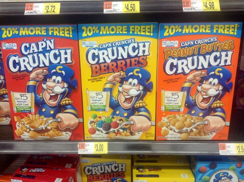 Captain Crunch cereal
